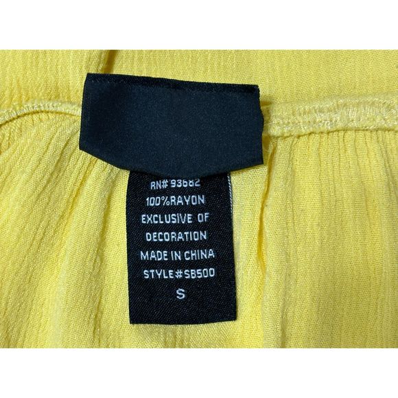 Liv Los Angeles Anthropologie Sautache Floral Peasant Top with Peplum Size S - Picture 4 of 6